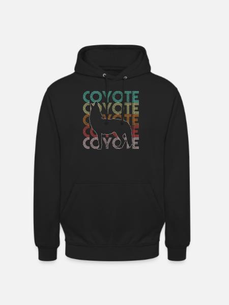 coyote - Unisex Hoodie - black