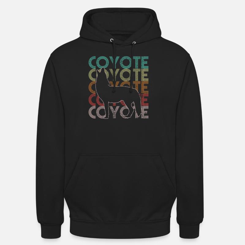 Kojote - Unisex Hoodie - Schwarz