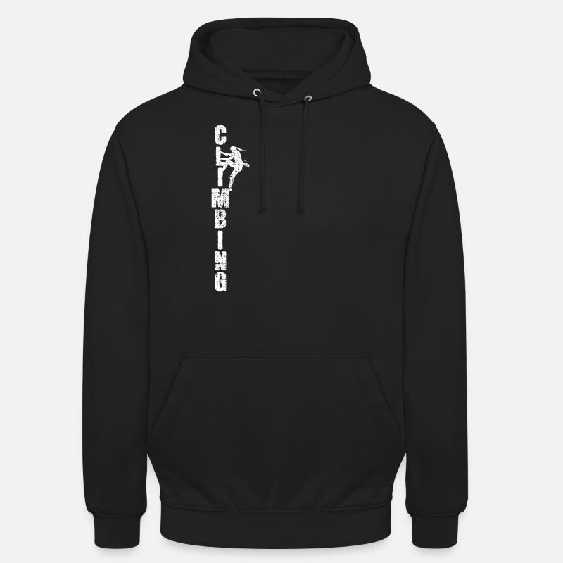 montée - Sweat-shirt à capuche unisexe - noir