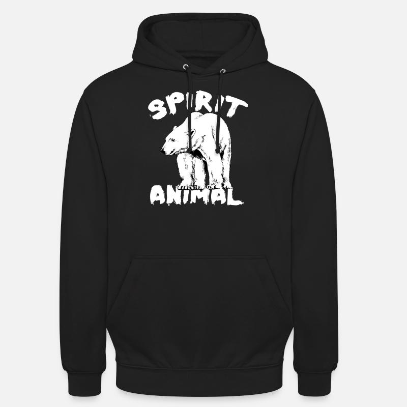 POLAR BEAR - Sweat-shirt à capuche unisexe - noir
