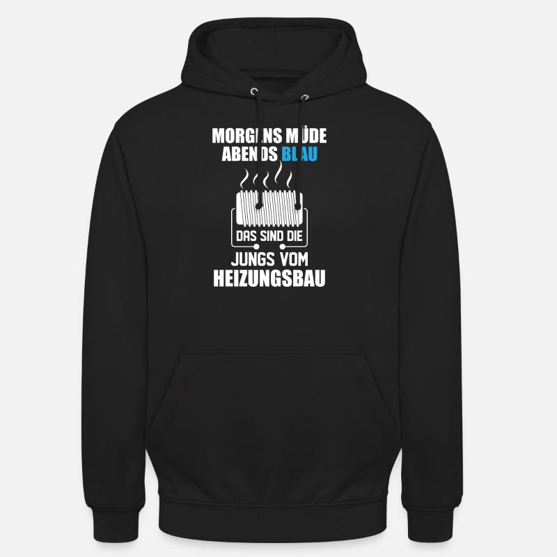 Heating engineer heating construction - Unisex Hoodie - black