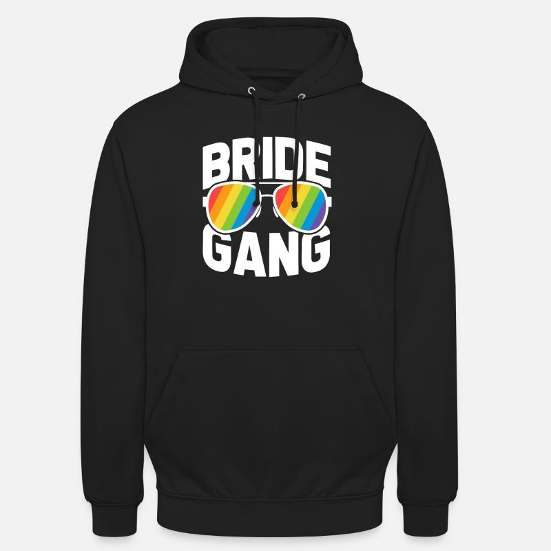 Braut Homo Ehe - Unisex Hoodie - Schwarz