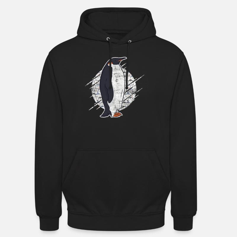 Pinguin Kaiserpinguin - Unisex Hoodie - Schwarz