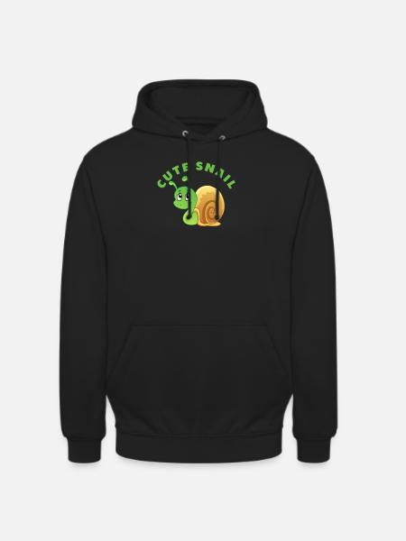 Snail - Unisex Hoodie - black