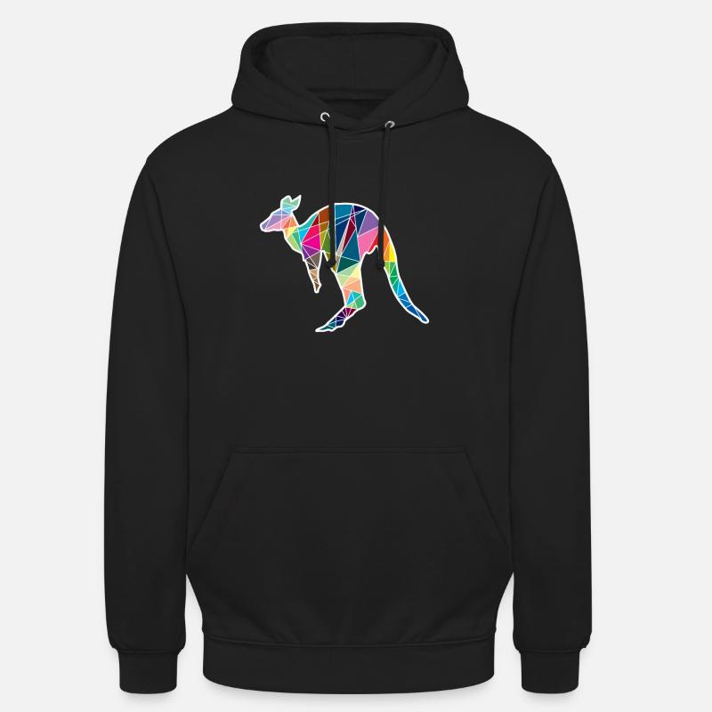Kangaroo hopping - Unisex Hoodie - black