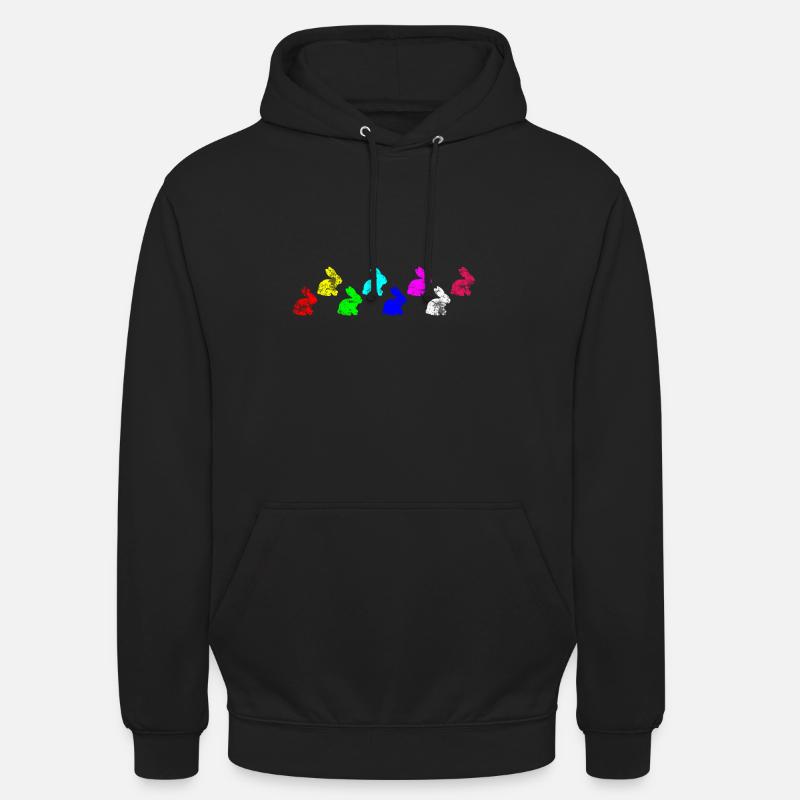 Lapin lapin - Sweat-shirt à capuche unisexe - noir