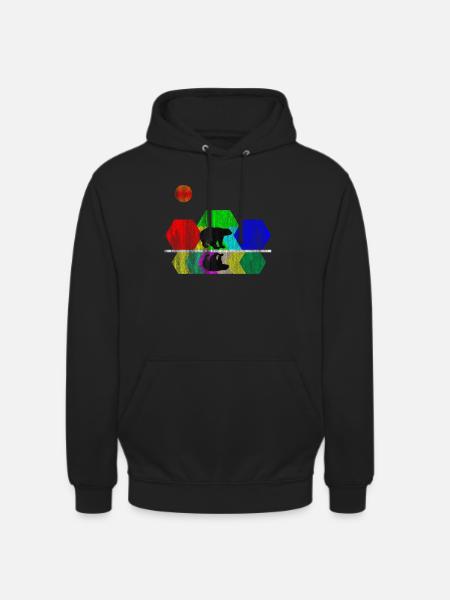 Honey badger wild animal - Unisex Hoodie - black