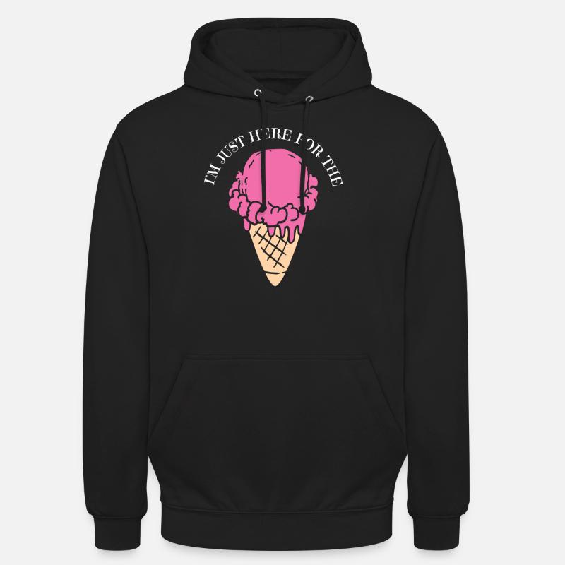 Eiscreme - Unisex Hoodie - Schwarz