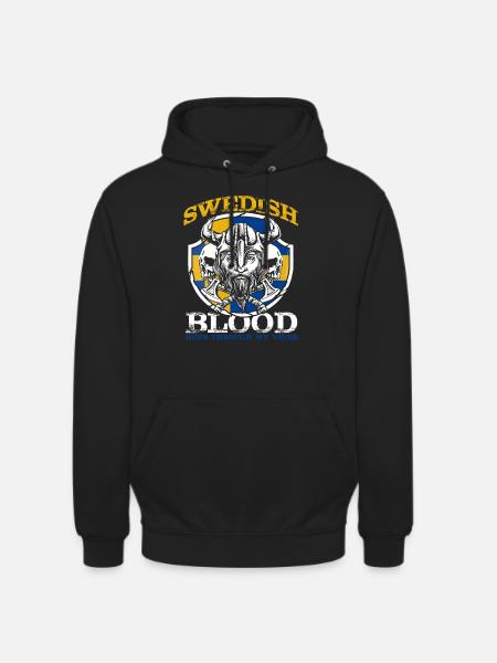Sweden nation - Unisex Hoodie - black
