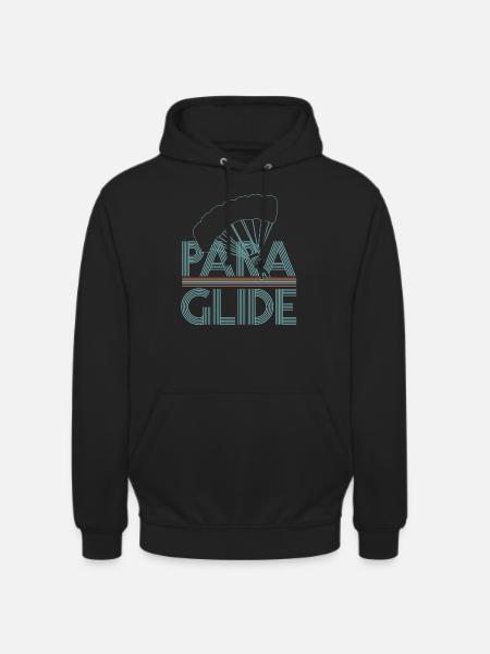Paragliding - Unisex Hoodie - Schwarz