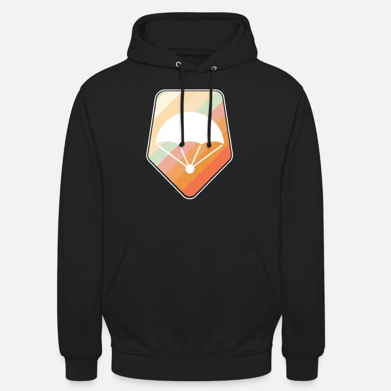 Fallschirm Geschenk - Unisex Hoodie - Schwarz