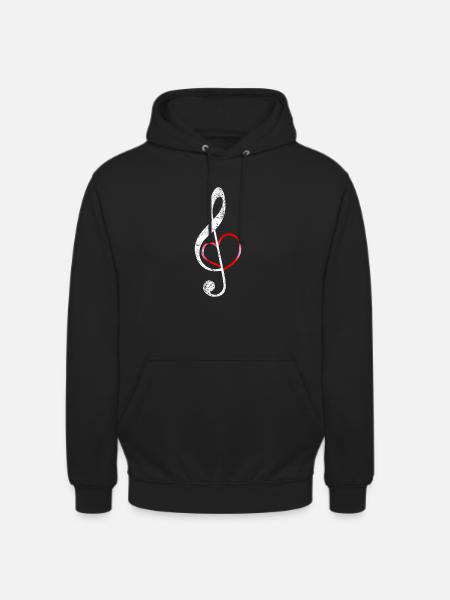Musical singing - Unisex Hoodie - black