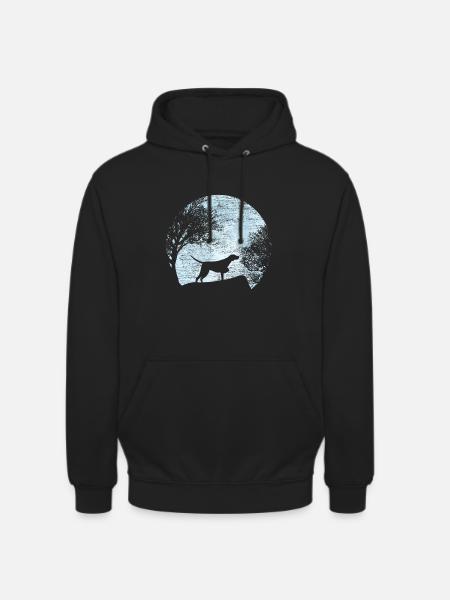hunting dog - Unisex Hoodie - black