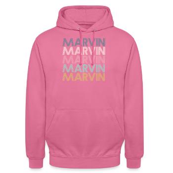 Marvin - Unisex Hoodie - Pink - Vorne - Alina (178cm) & Michal (187cm)