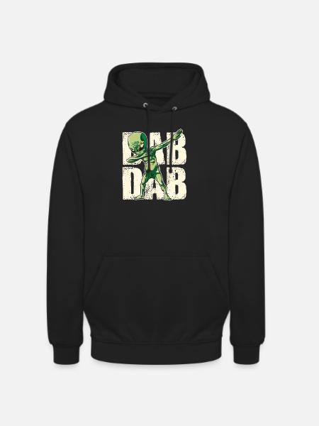 Dabbing Alien Dab Dab - Unisex Hoodie - black