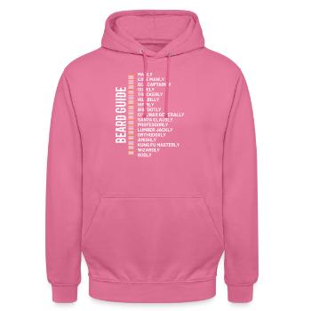 bart - Unisex Hoodie - Pink - Vorne - Alina (178cm) & Michal (187cm)