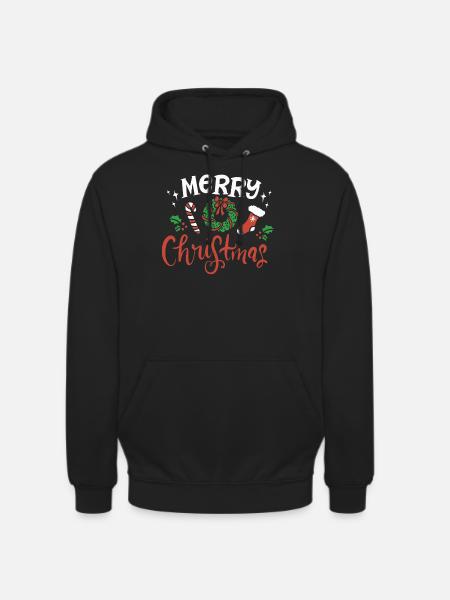 Merry Christmas - Unisex Hoodie - black