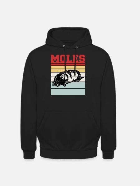 MOLES - Unisex Hoodie - black