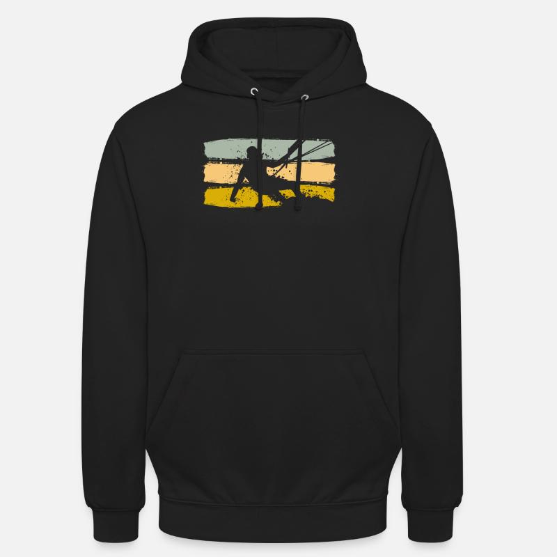 Kitesurf Kitesurf - Sweat-shirt à capuche unisexe - noir