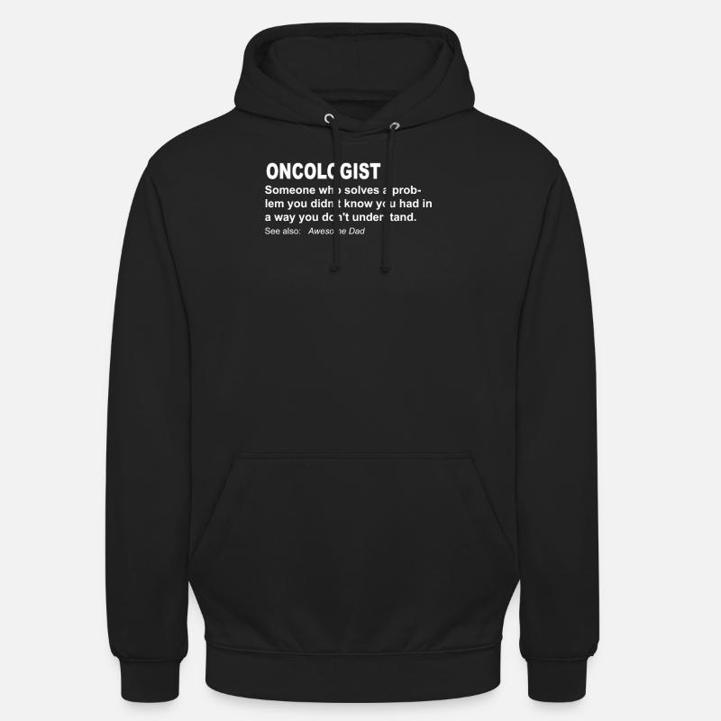 Thé d'oncologue le plus drôle - Sweat-shirt à capuche unisexe - noir