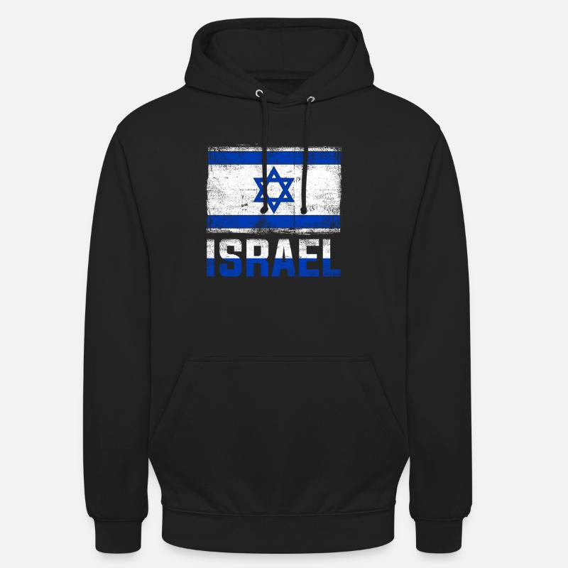Israel Mossad - Sweat-shirt à capuche unisexe - noir