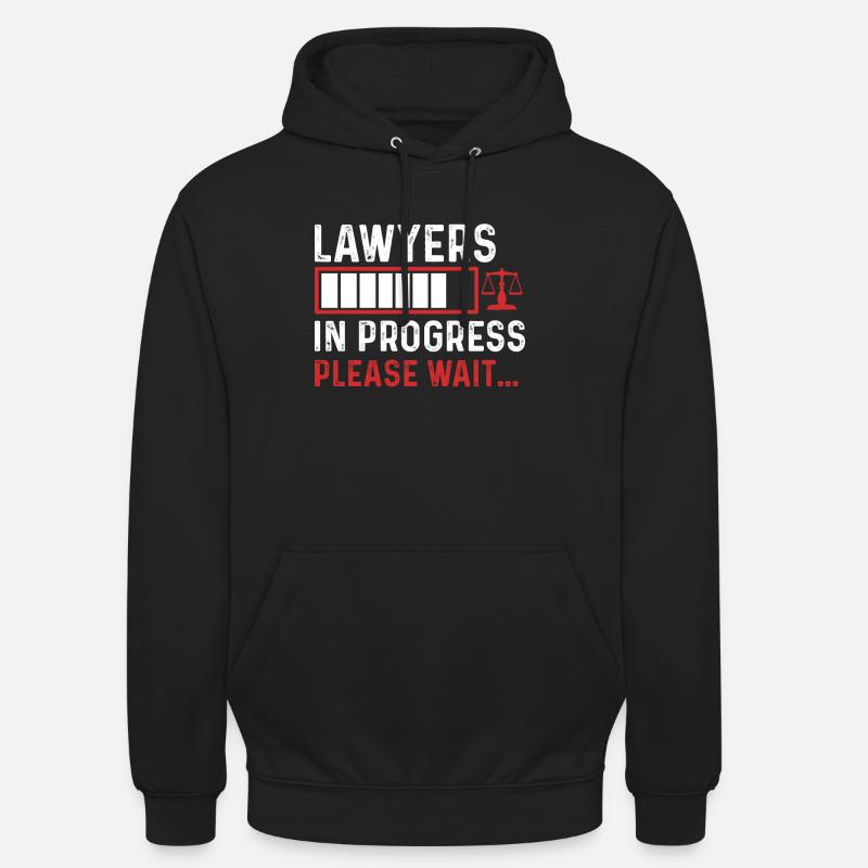 Étudiant en droit - Sweat-shirt à capuche unisexe - noir