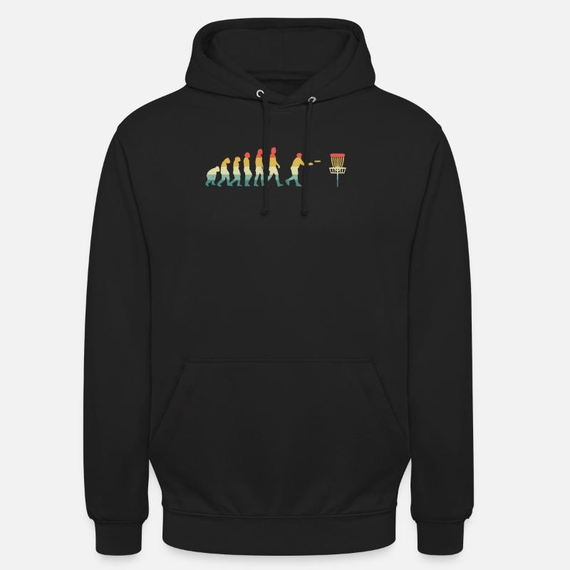 Disc golf - Sweat-shirt à capuche unisexe - noir