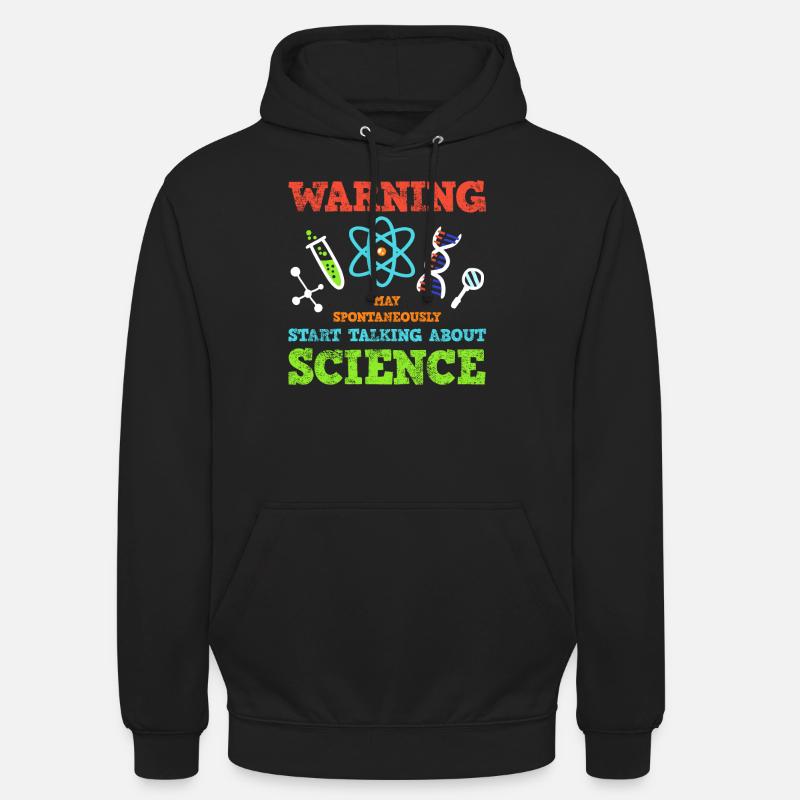 Science science chimie bio physique - Sweat-shirt à capuche unisexe - noir
