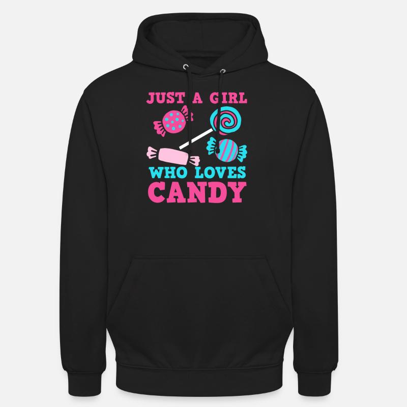 Halloween Süßigkeiten Süßes oder Saures - Unisex Hoodie - Schwarz
