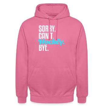 Hockey Verein - Unisex Hoodie - Pink - Vorne - Alina (178cm) & Michal (187cm)