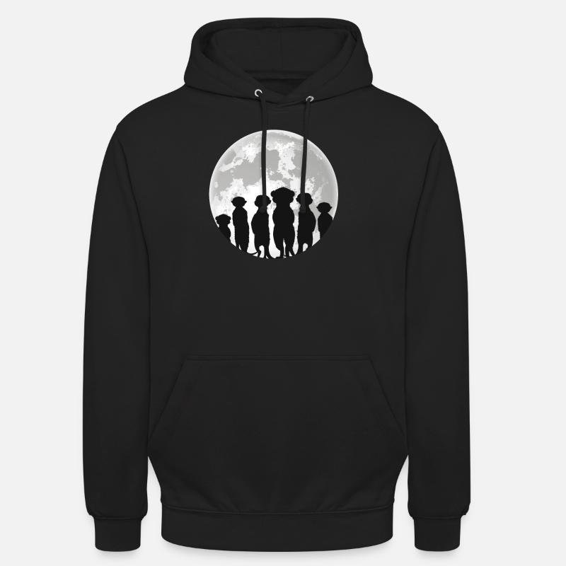 suricate - Sweat-shirt à capuche unisexe - noir