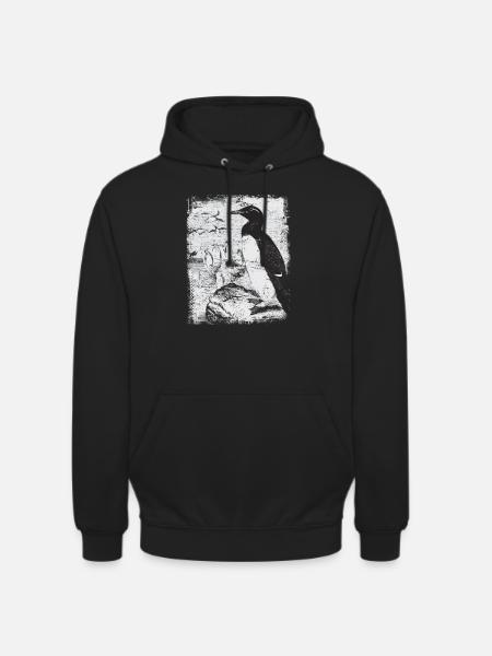 Penguin Antarctica - Unisex Hoodie - black