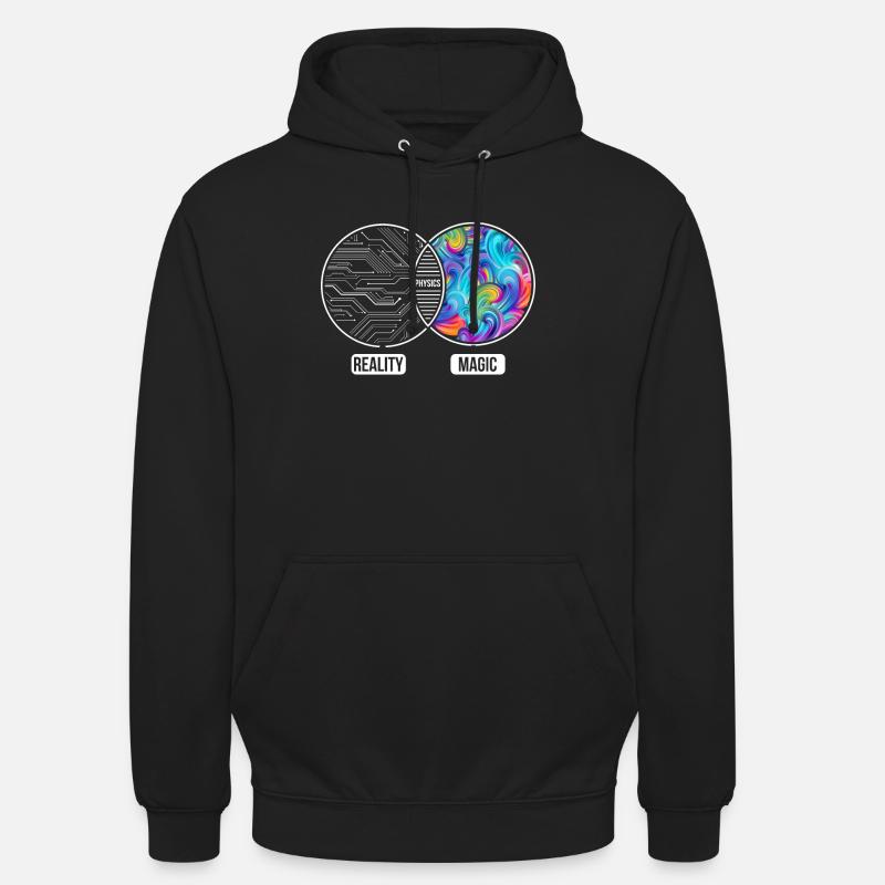 Physique Atome Science - Sweat-shirt à capuche unisexe - noir
