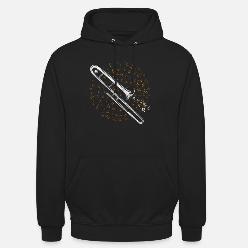 Trombone trombone - Sweat-shirt à capuche unisexe - noir