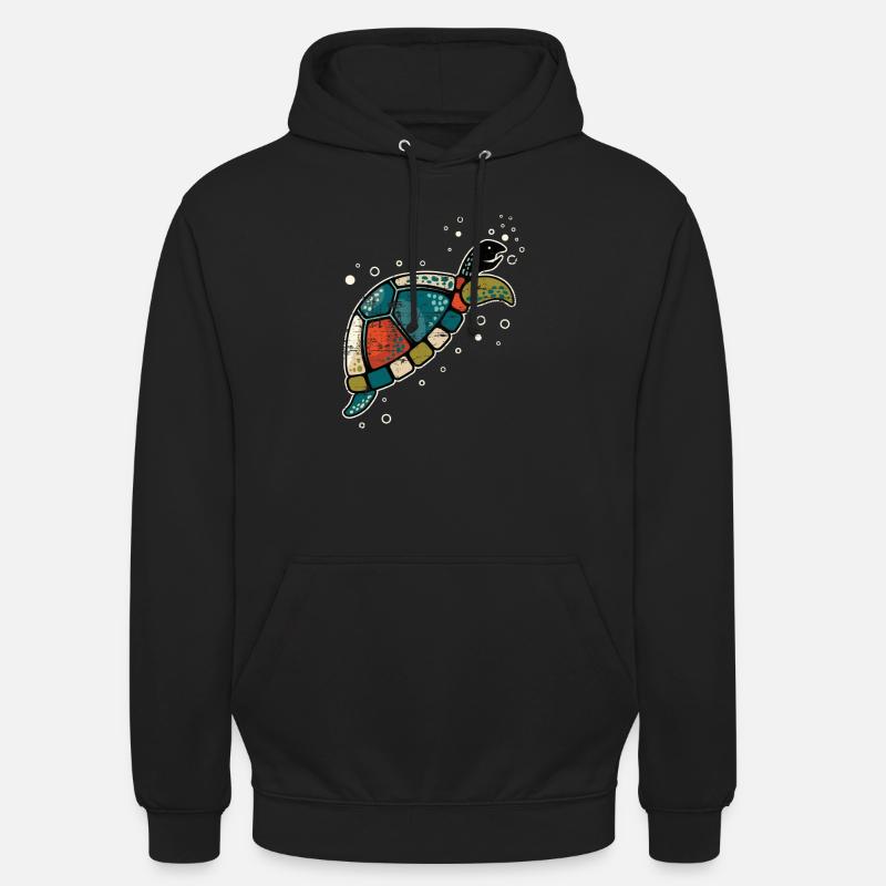 turtle - Unisex Hoodie - black
