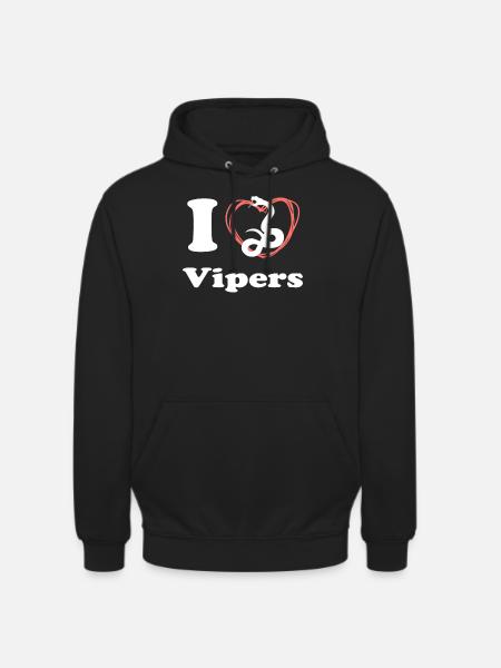 I love vipers - Unisex Hoodie - black