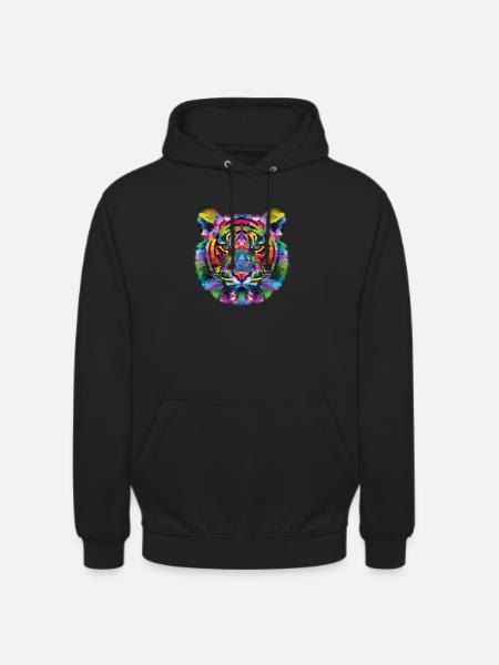 tiger - Unisex Hoodie - black