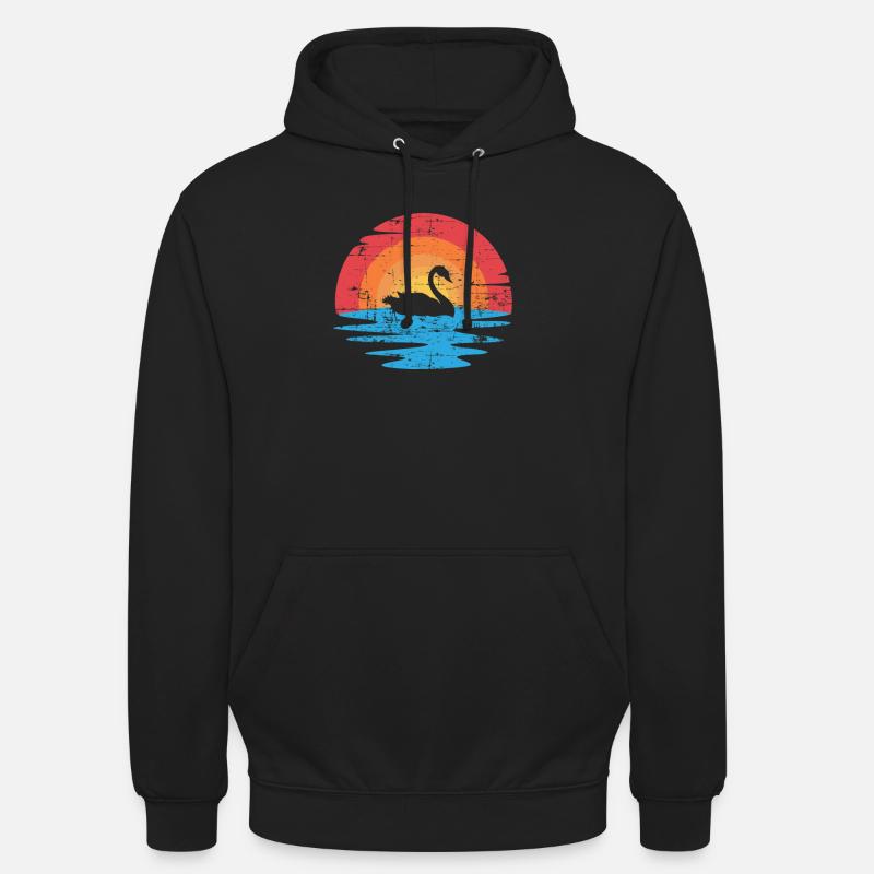 Schwan Tierpfleger - Unisex Hoodie - Schwarz