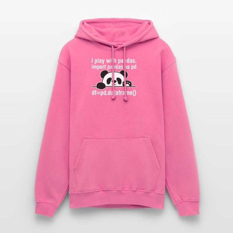 Python programmer IT nerd panda programming Unisex Hoodie