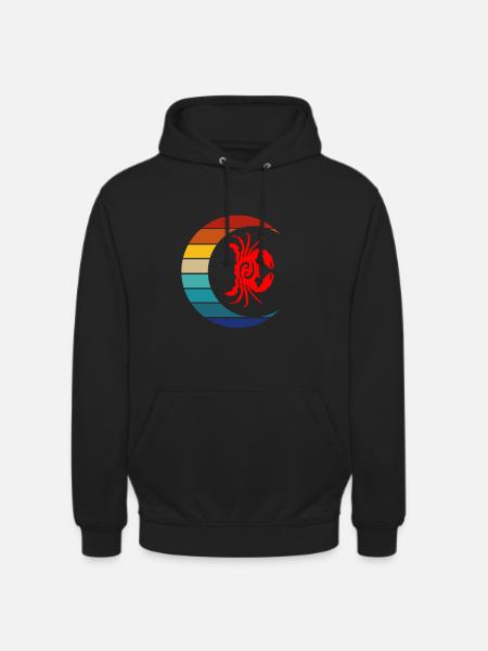 Sternzeichen Krebs - Unisex Hoodie - Schwarz