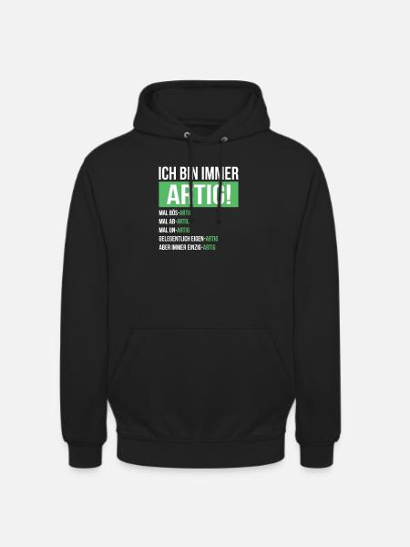 Lustig - Unisex Hoodie - Schwarz