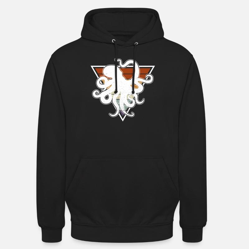 Octopus Octopus Octopus Tentacle - Sweat-shirt à capuche unisexe - noir