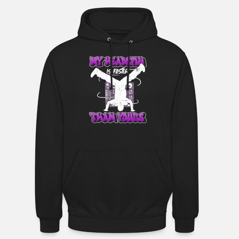 Breakdancing Breakdancer Break Dance Hip Hop - Unisex Hoodie - black