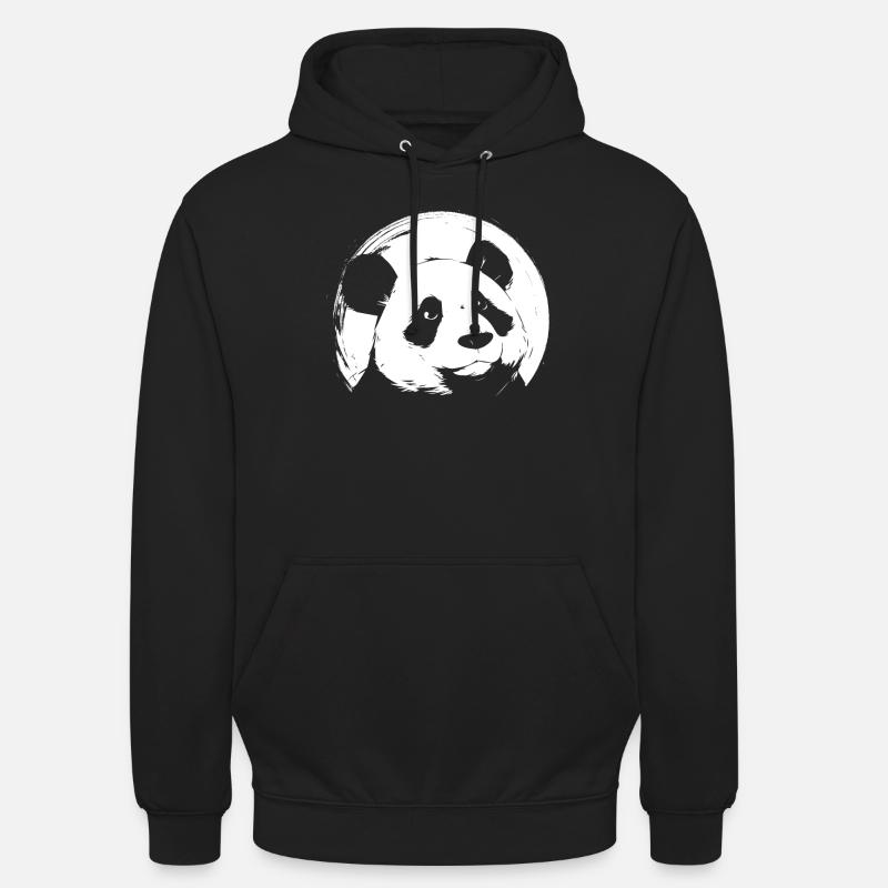 Panda Ours Panda géant japonais - Sweat-shirt à capuche unisexe - noir