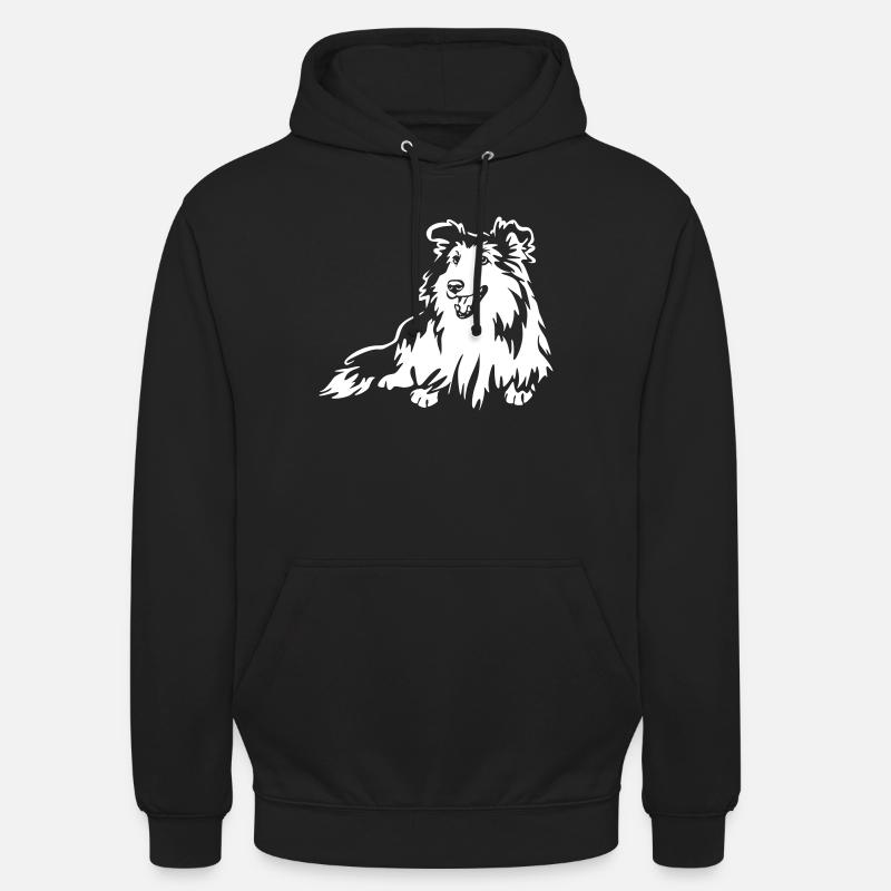 Sheltie "Black Edition" - Sweat-shirt à capuche unisexe - noir