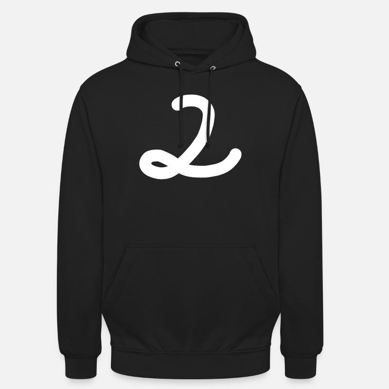 2 Numéro deux blanc - Sweat-shirt à capuche unisexe - noir