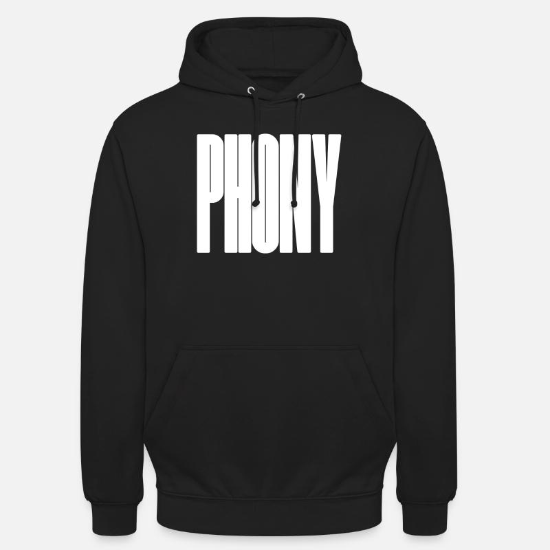 Bidy - Conception typographique audacieuse - Sweat-shirt à capuche unisexe - noir
