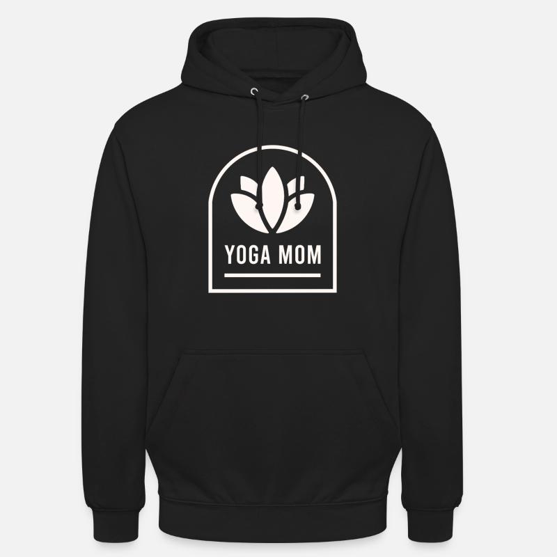 Yoga-Mama Yogi-Mutter - Unisex Hoodie - Schwarz