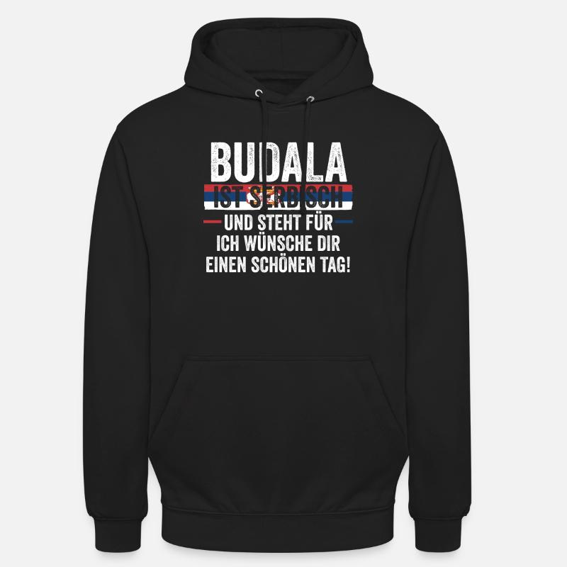 Serben Serbisch Serbien - Unisex Hoodie - Schwarz