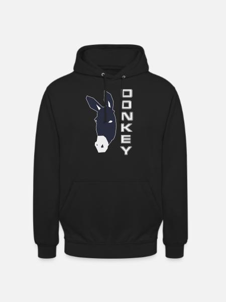 Esel Maulesel Muli - Unisex Hoodie - Schwarz